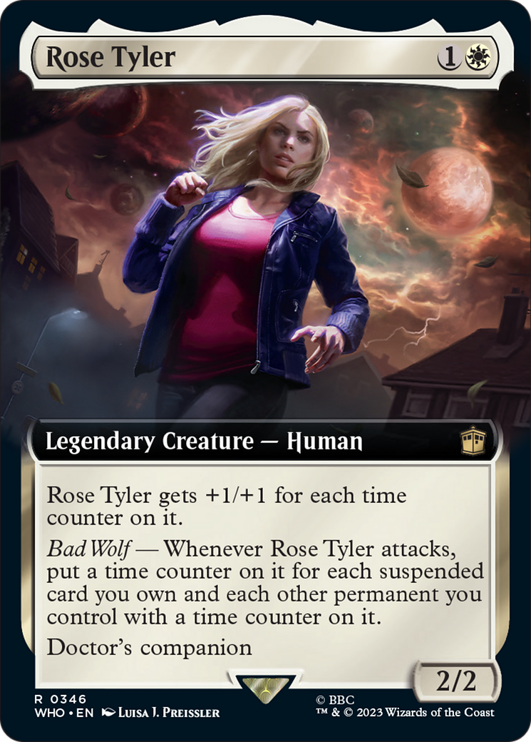 {R} Rose Tyler (Extended Art) [Doctor Who][WHO 346]