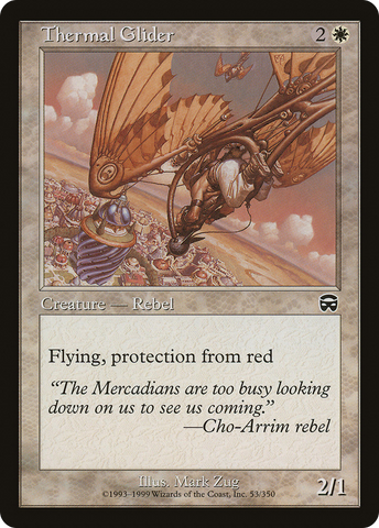 {C} Thermal Glider [Mercadian Masques][MMQ 053]