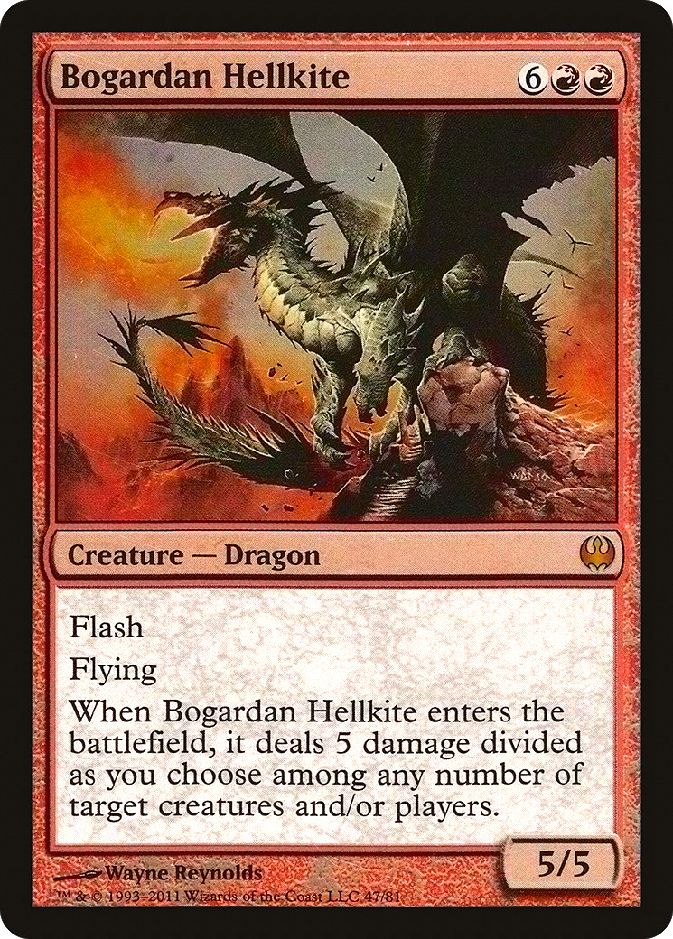 {R} Bogardan Hellkite [Duel Decks: Knights vs. Dragons][DDG 047]