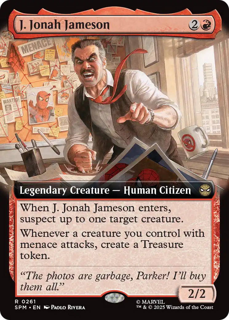 {@@ SPM R} J. Jonah Jameson (Extended Art) [Marvel's Spider-Man] [SPM 261]
