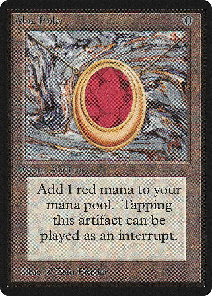 {R} Mox Ruby [Beta Edition][LEB 265]