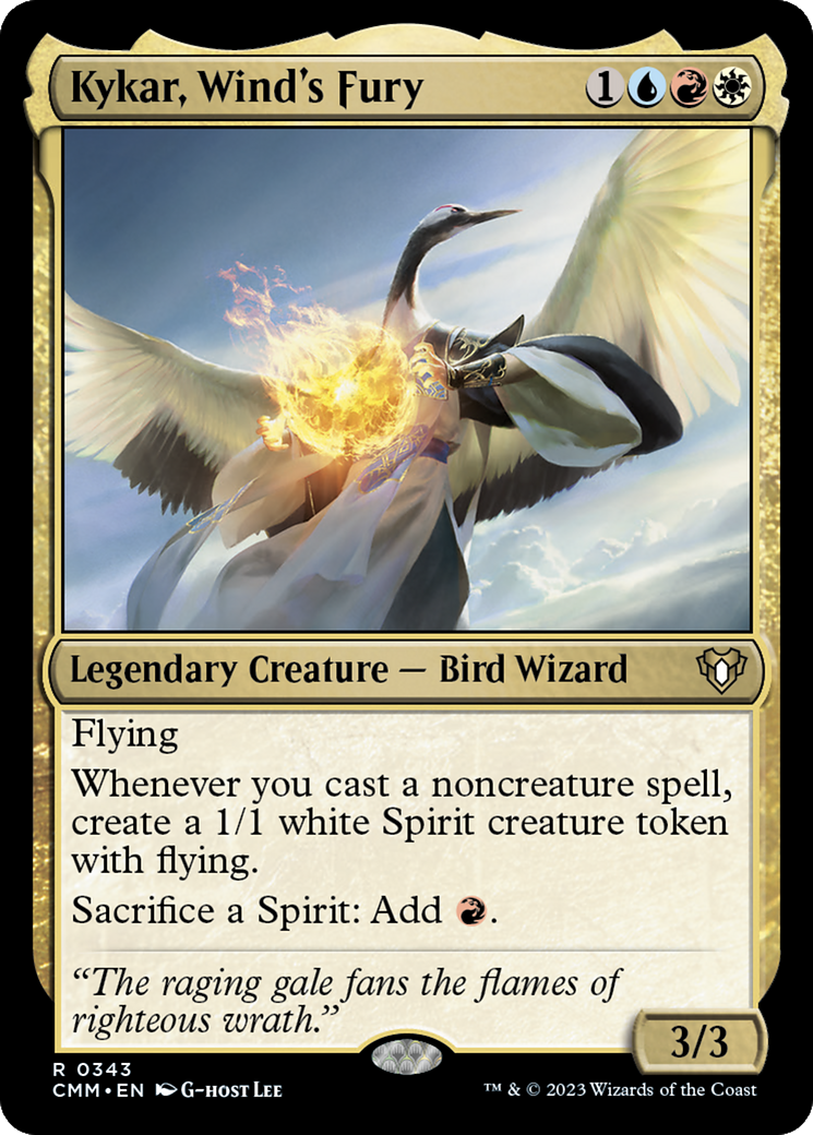 {R} Kykar, Wind's Fury [Commander Masters][CMM 343]