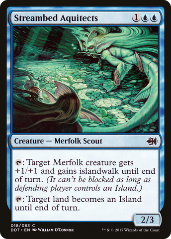 {C} Streambed Aquitects [Duel Decks: Merfolk vs. Goblins][DDT 018]