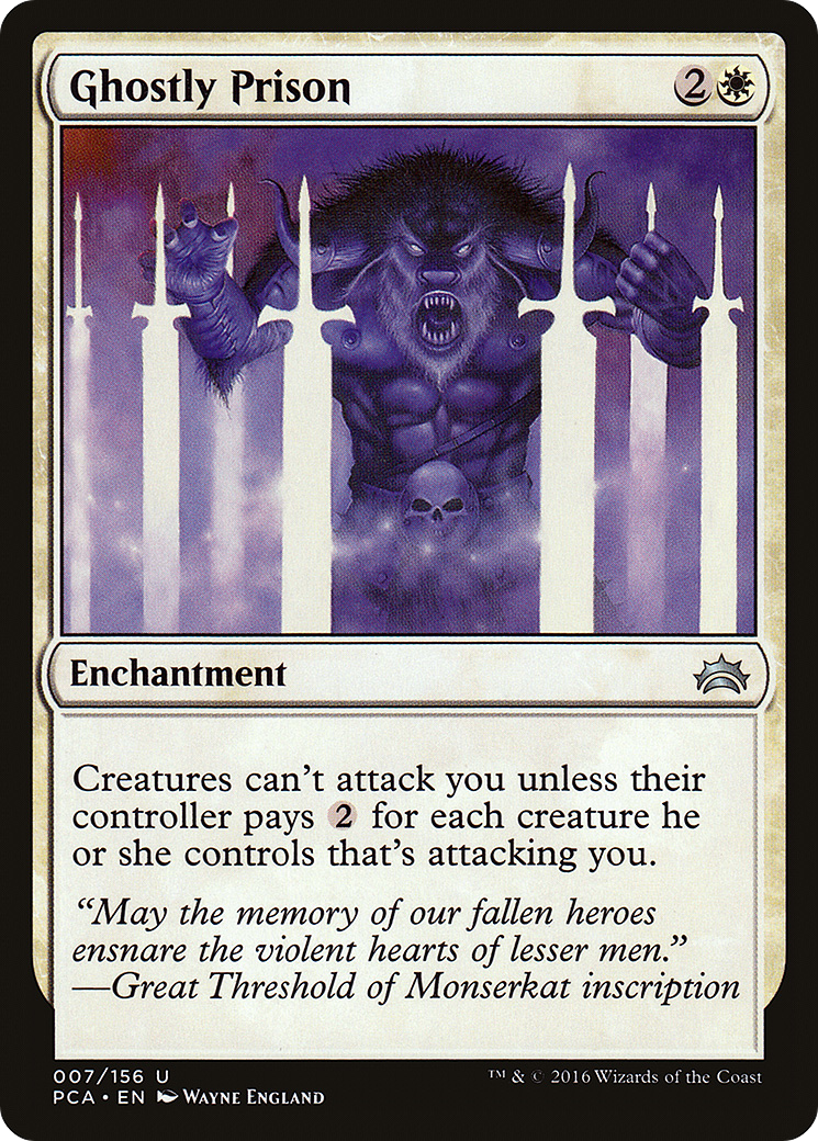 {C} Ghostly Prison [Planechase Anthology][PCA 007]