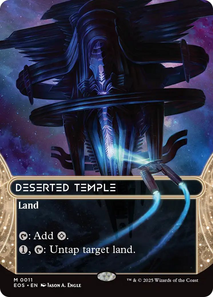 {@@ EOC R} Deserted Temple (0011) (Borderless) [Edge of Eternities: Stellar Sights][EOS 011]