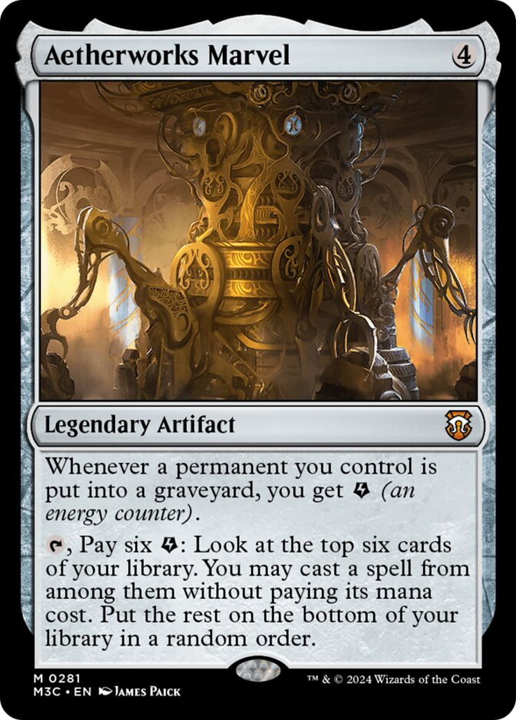 {R} Aetherworks Marvel (Ripple Foil) [Modern Horizons 3 Commander][RPF M3C 281]