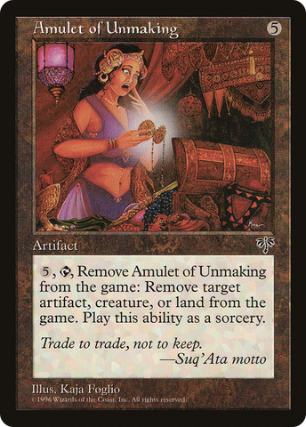 {R} Amulet of Unmaking [Mirage][MIR 293]