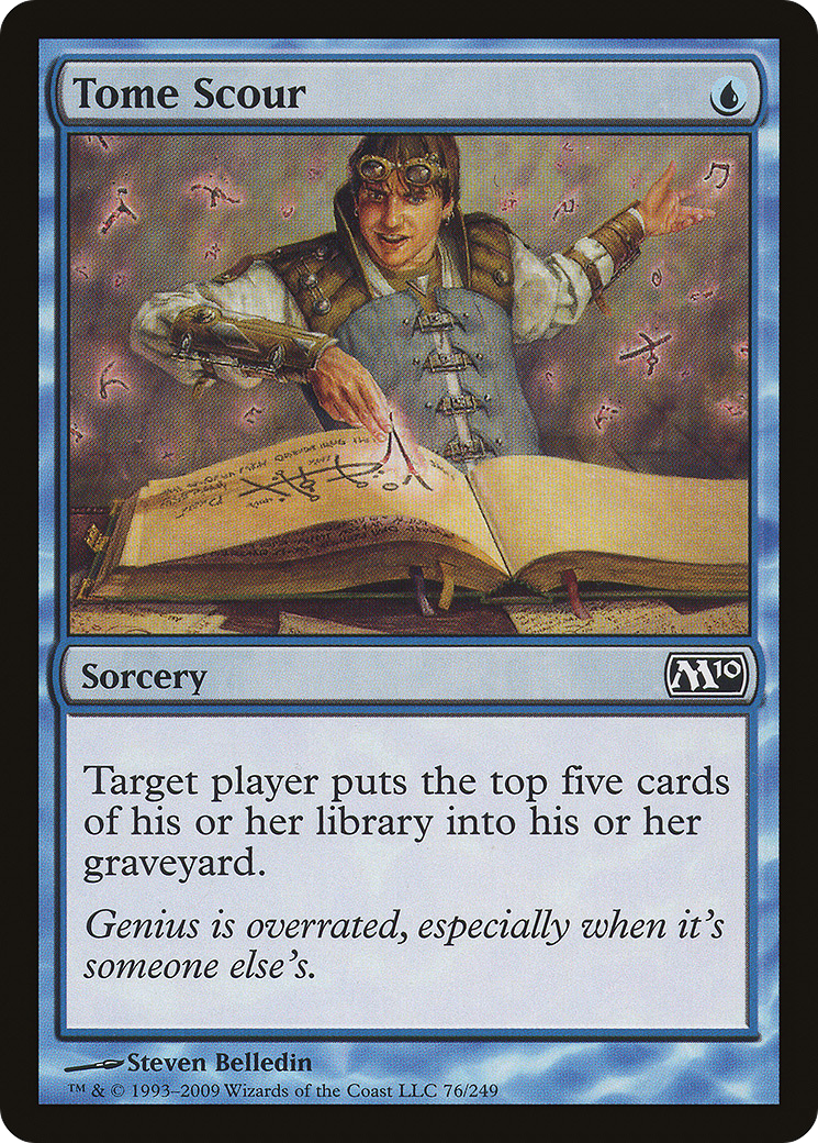 {C} Tome Scour [Magic 2010][M10 076]