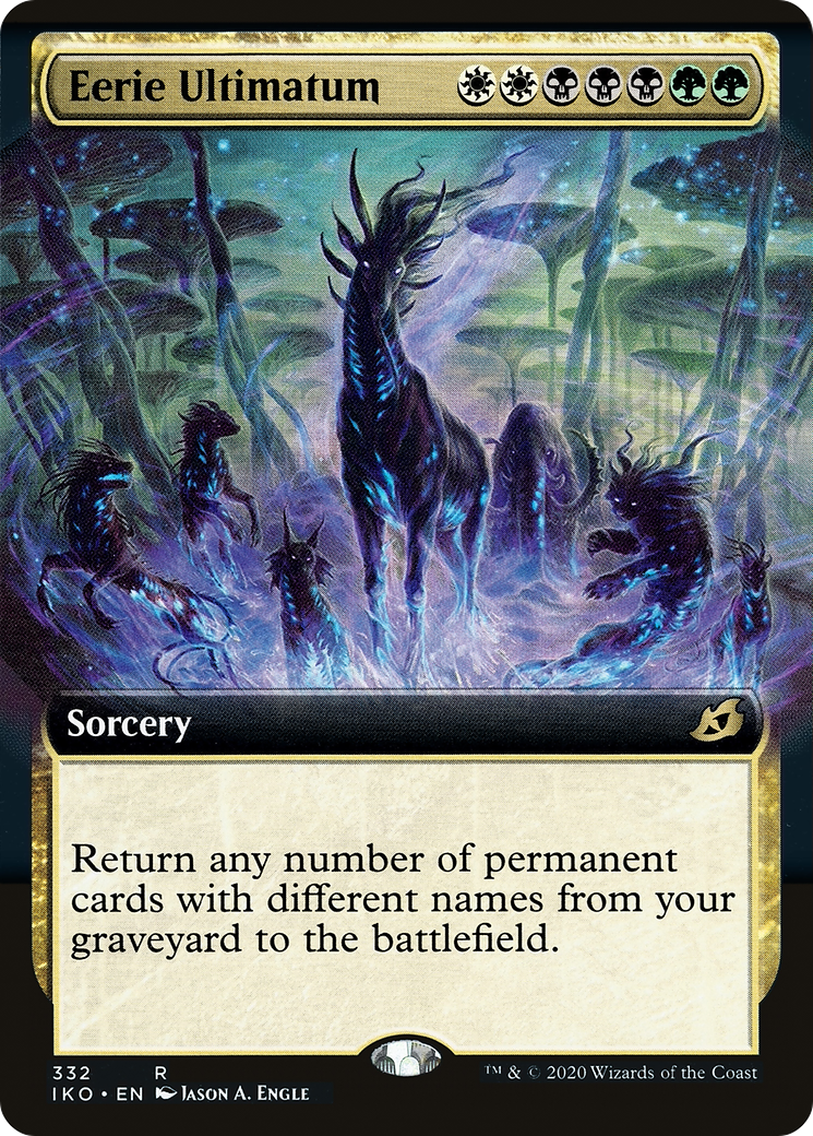 {R} Eerie Ultimatum (Extended Art) [Ikoria: Lair of Behemoths][IKO 332]