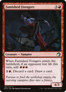 {C} Famished Foragers [Innistrad: Midnight Hunt][MID 138]