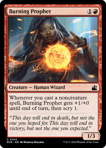 {C} Burning Prophet [Ravnica Remastered][RVR 104]