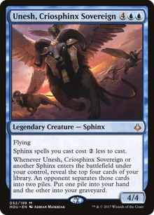 {R} Unesh, Criosphinx Sovereign [Hour of Devastation][HOU 052]