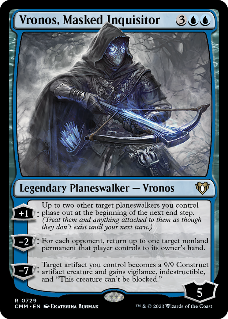 {R} Vronos, Masked Inquisitor [Commander Masters][CMM 729]