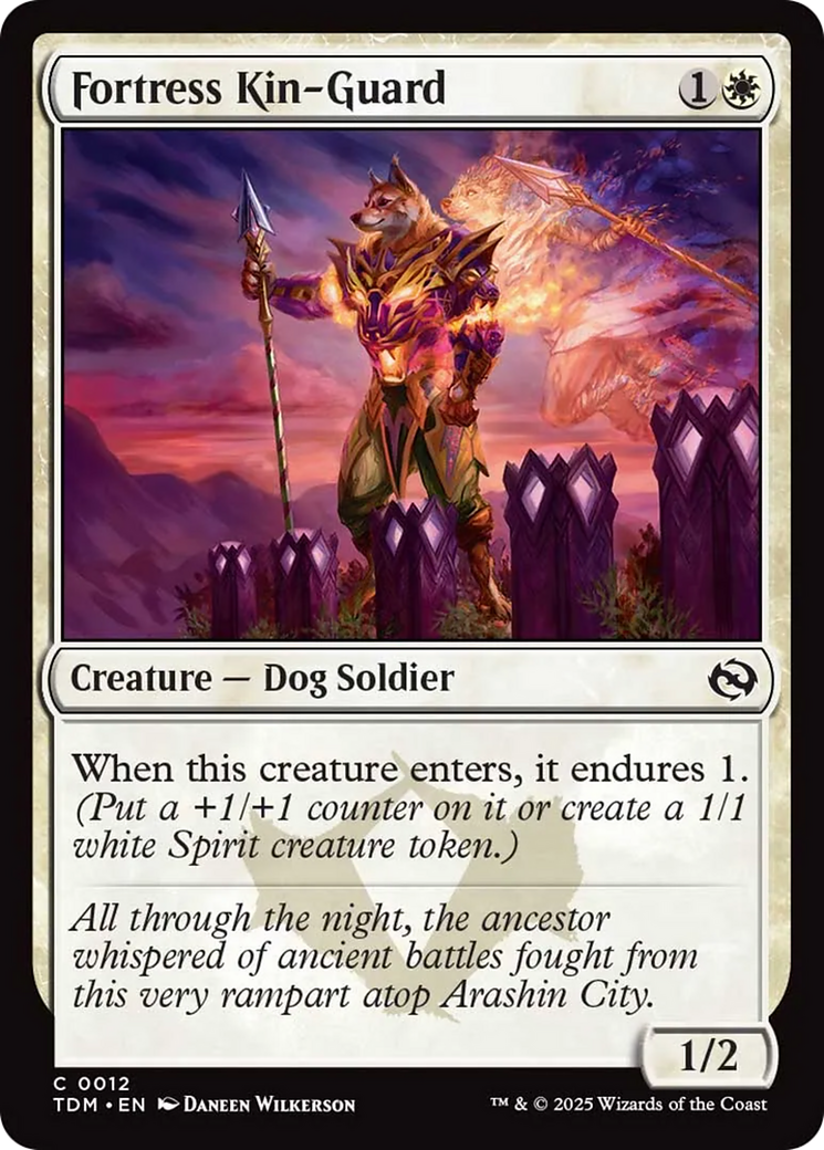 {@C} Fortress Kin-Guard [Tarkir: Dragonstorm][TDM 012]