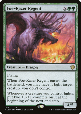 {R} Foe-Razer Regent [Starter Commander Decks][SCD 183]
