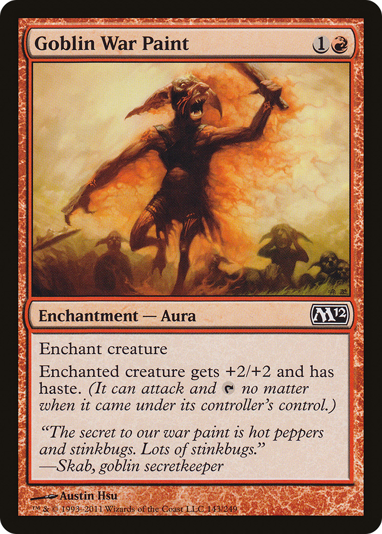 {C} Goblin War Paint [Magic 2012][M12 143]