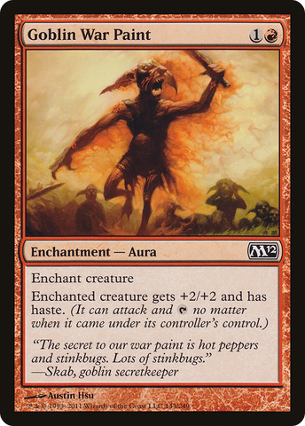 {C} Goblin War Paint [Magic 2012][M12 143]