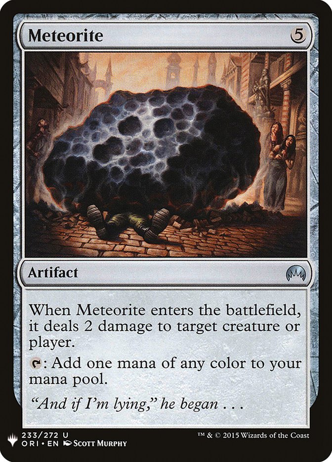 {C} Meteorite [Mystery Booster][MB1 ORI 233]