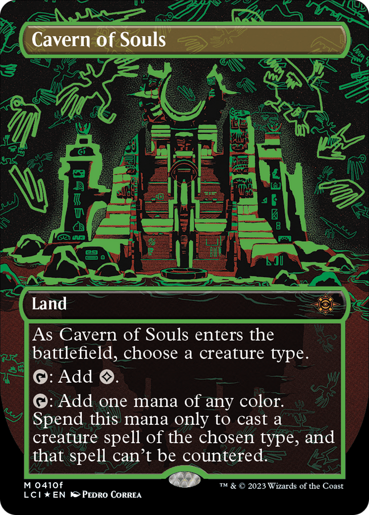 {@R} Cavern of Souls (0410f) (Borderless) [The Lost Caverns of Ixalan][LCI 410F]
