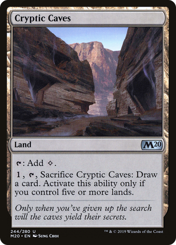 {C} Cryptic Caves [Core Set 2020][M20 244]