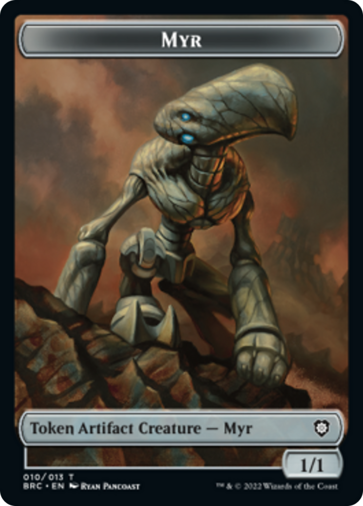 {T} Myr // Servo Double-Sided Token [The Brothers' War Commander Tokens][TBRC 000]