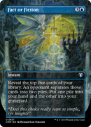 {C} Fact or Fiction (Borderless Alternate Art) [Commander Masters][CMM 631]