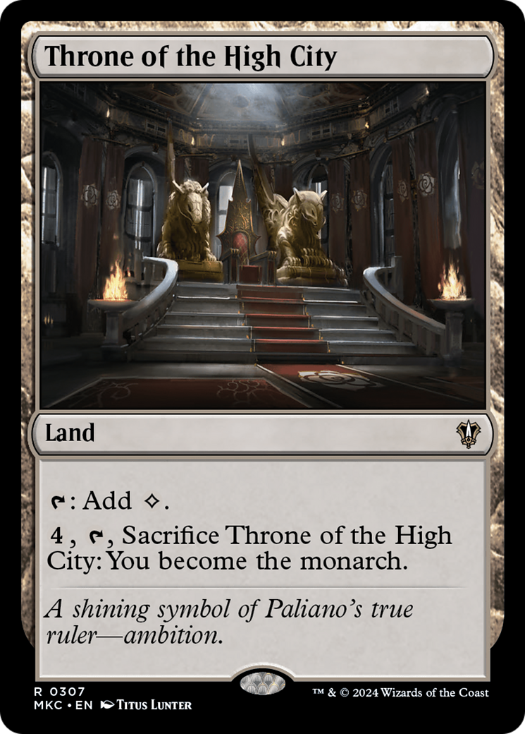 {R} Throne of the High City [Murders at Karlov Manor Commander][MKC 307]
