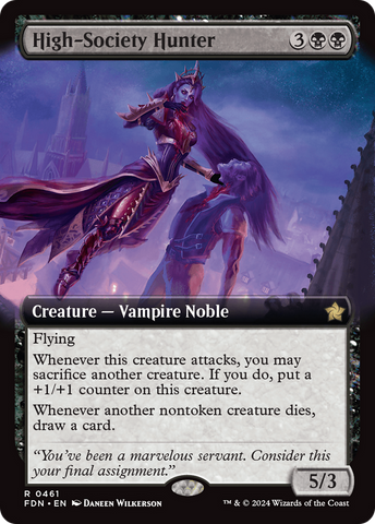 {@R} High-Society Hunter (Extended Art) [Foundations][FDN 461]