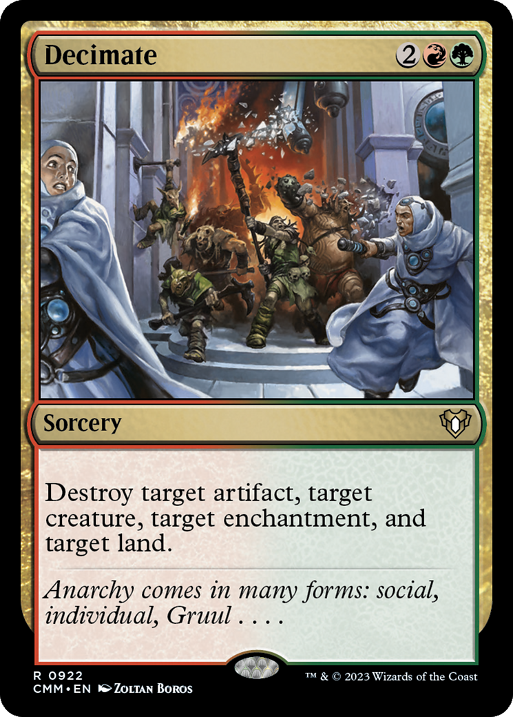 {R} Decimate [Commander Masters][CMM 922]