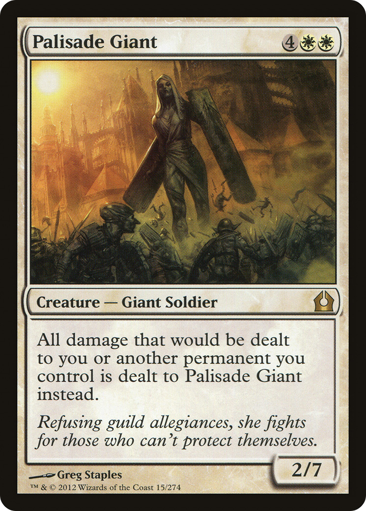 {R} Palisade Giant [Return to Ravnica][RTR 015]