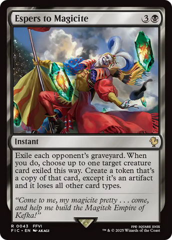 {R} Espers to Magicite [FINAL FANTASY Commander][FIC 043]