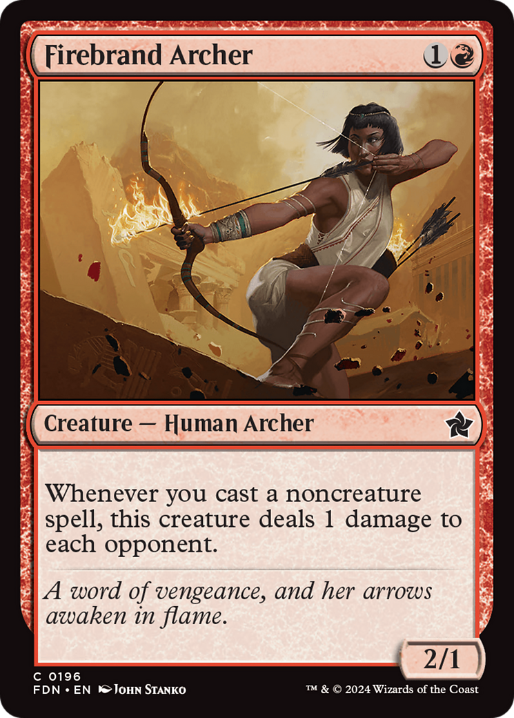 {@C} Firebrand Archer [Foundations][FDN 196]