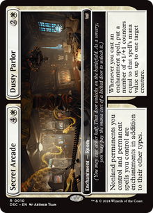 {R} Secret Arcade // Dusty Parlor [Duskmourn: House of Horror Commander][DSC 010]