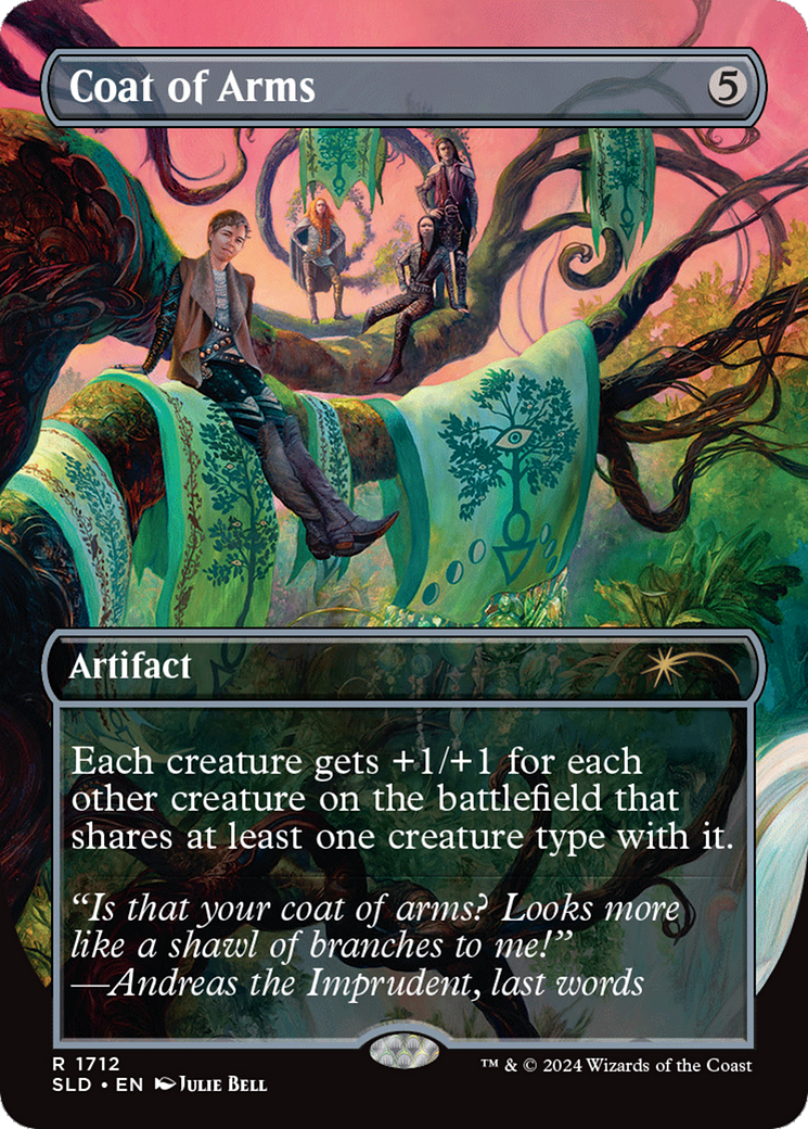 {R} Coat of Arms (Rainbow Foil) [Secret Lair Drop Series][RBF SLD 1712]