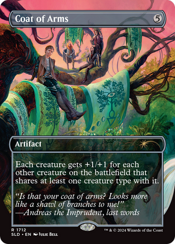 {R} Coat of Arms (Rainbow Foil) [Secret Lair Drop Series][RBF SLD 1712]