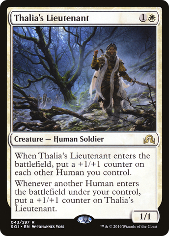 {R} Thalia's Lieutenant [Shadows over Innistrad][SOI 043]