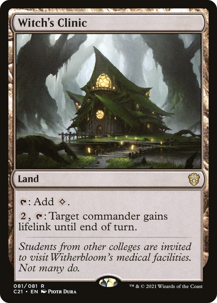 {R} Witch's Clinic [Commander 2021][C21 081]