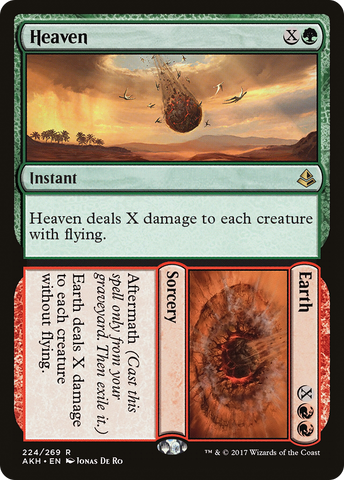 {R} Heaven // Earth [Amonkhet][AKH 224]