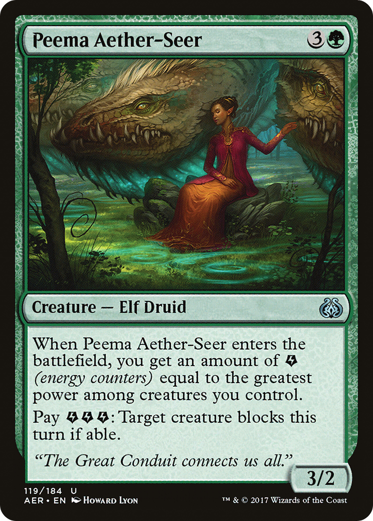{C} Peema Aether-Seer [Aether Revolt][AER 119]