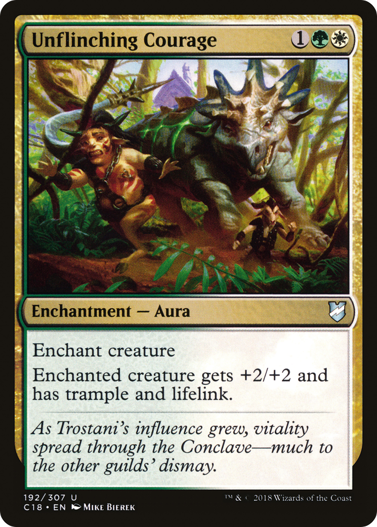 {C} Unflinching Courage [Commander 2018][C18 192]