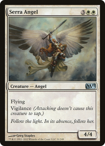 {C} Serra Angel [Magic 2013][M13 031]