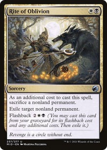 {C} Rite of Oblivion [Innistrad: Midnight Hunt][MID 237]