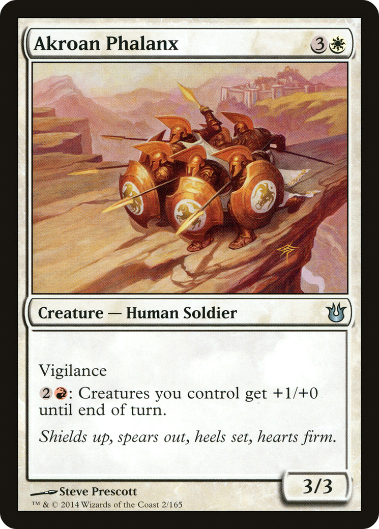{C} Akroan Phalanx [Born of the Gods][BNG 002]