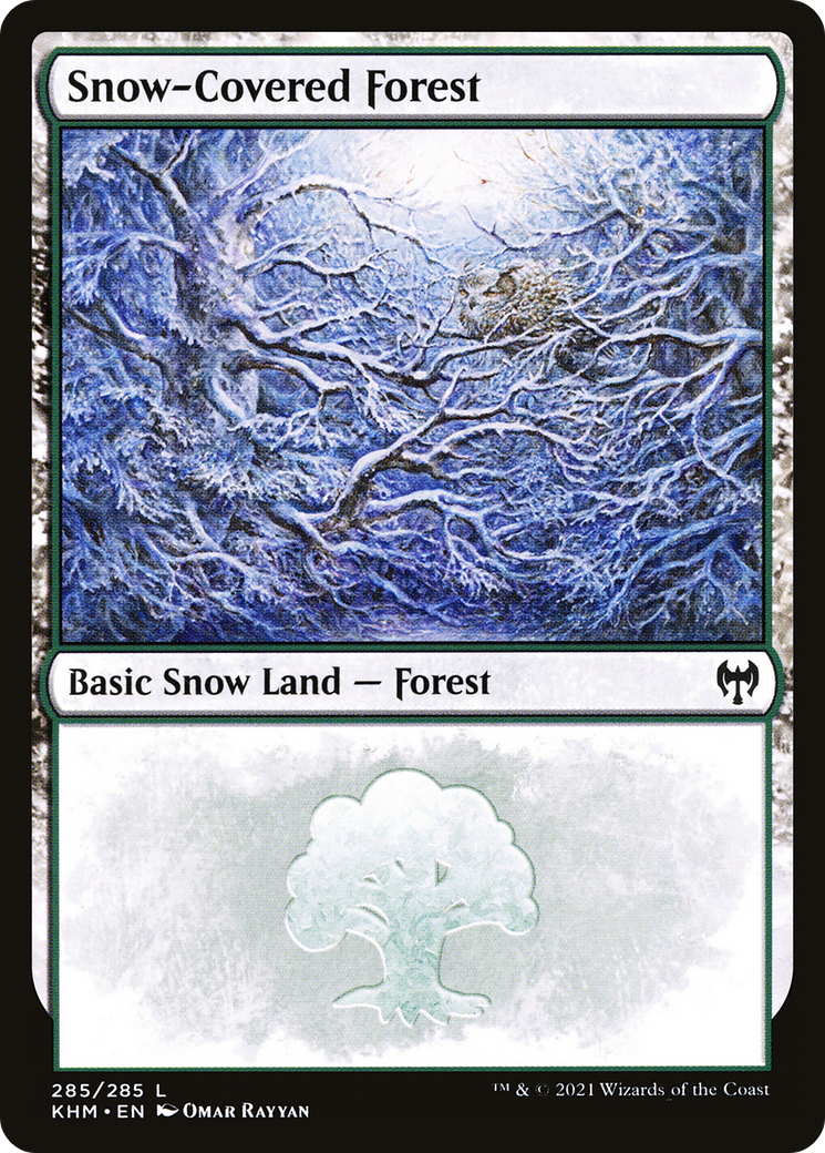 {B}[KHM 285] Snow-Covered Forest (285) [Kaldheim]
