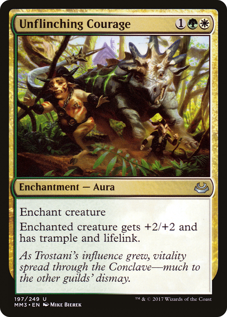 {C} Unflinching Courage [Modern Masters 2017][MM3 197]