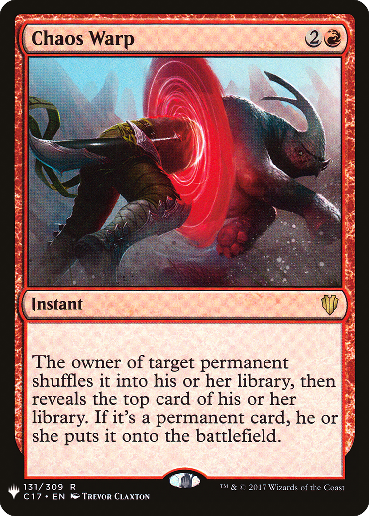 Chaos Warp (C17) [LIST 131/309]