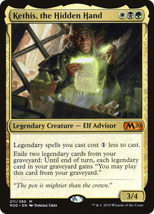 {R} Kethis, the Hidden Hand [Core Set 2020][M20 211]