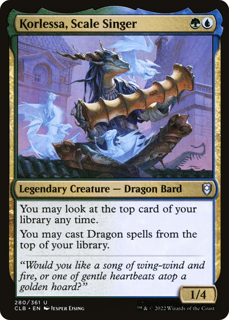 {C} Korlessa, Scale Singer [Commander Legends: Battle for Baldur's Gate][CLB 280]