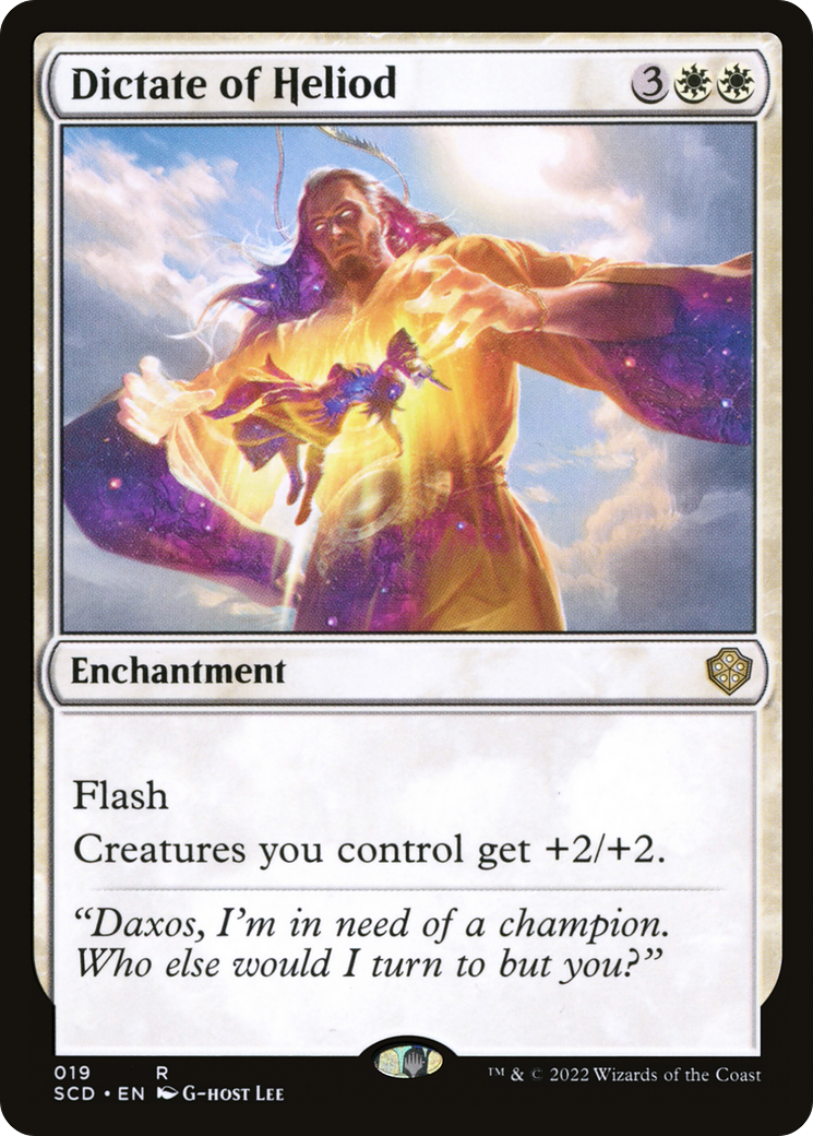 {R} Dictate of Heliod [Starter Commander Decks][SCD 019]