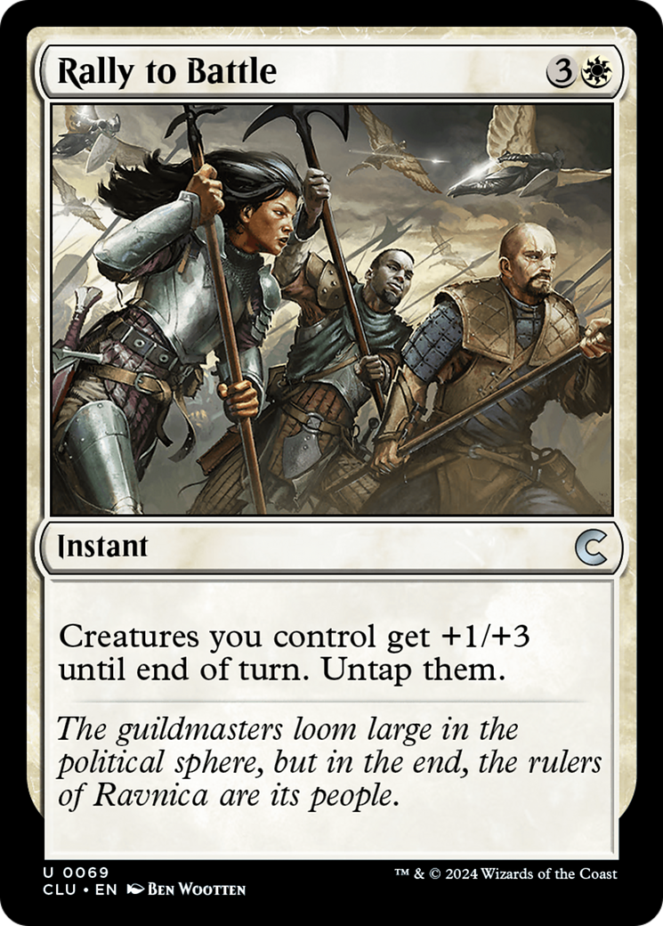{C} Rally to Battle [Ravnica: Clue Edition][CLU 069]